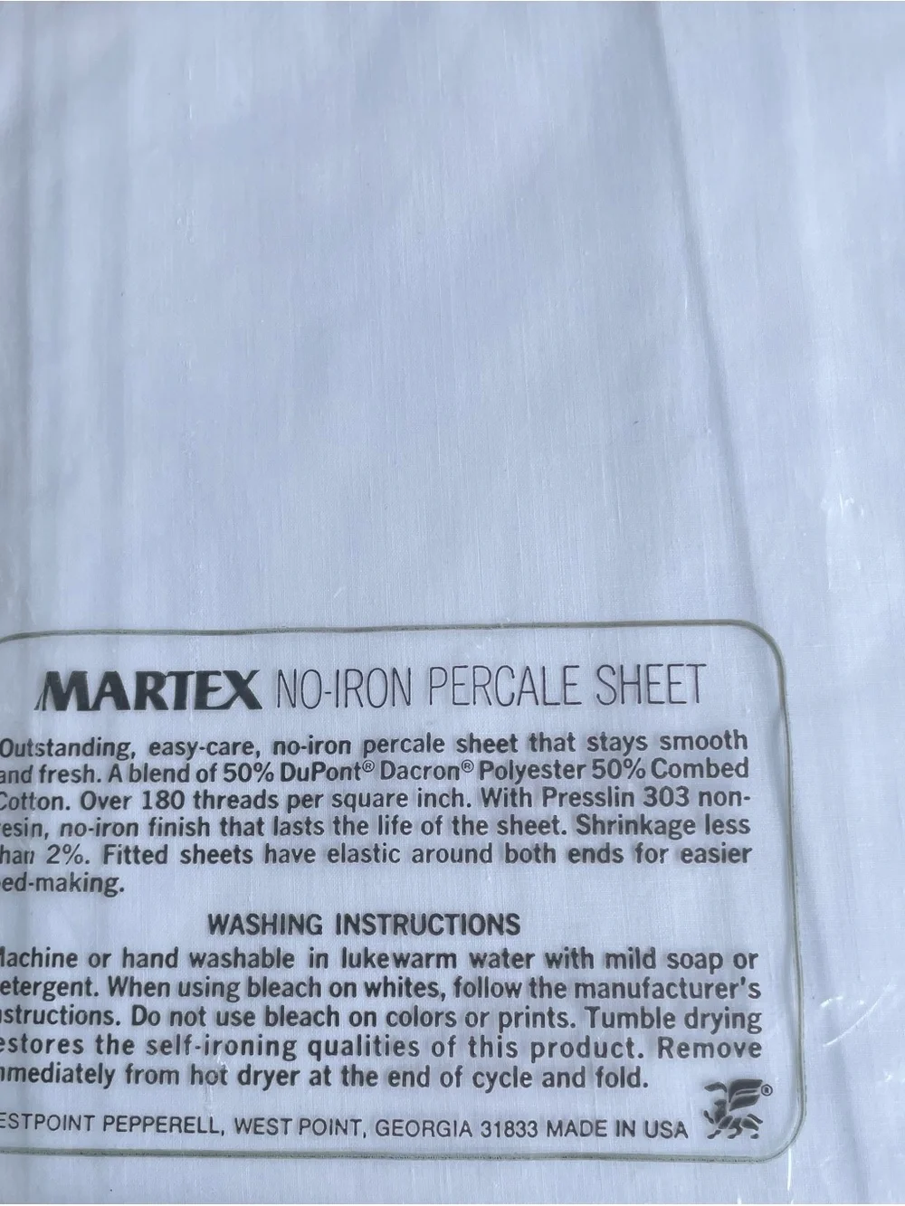 Martex full fitted